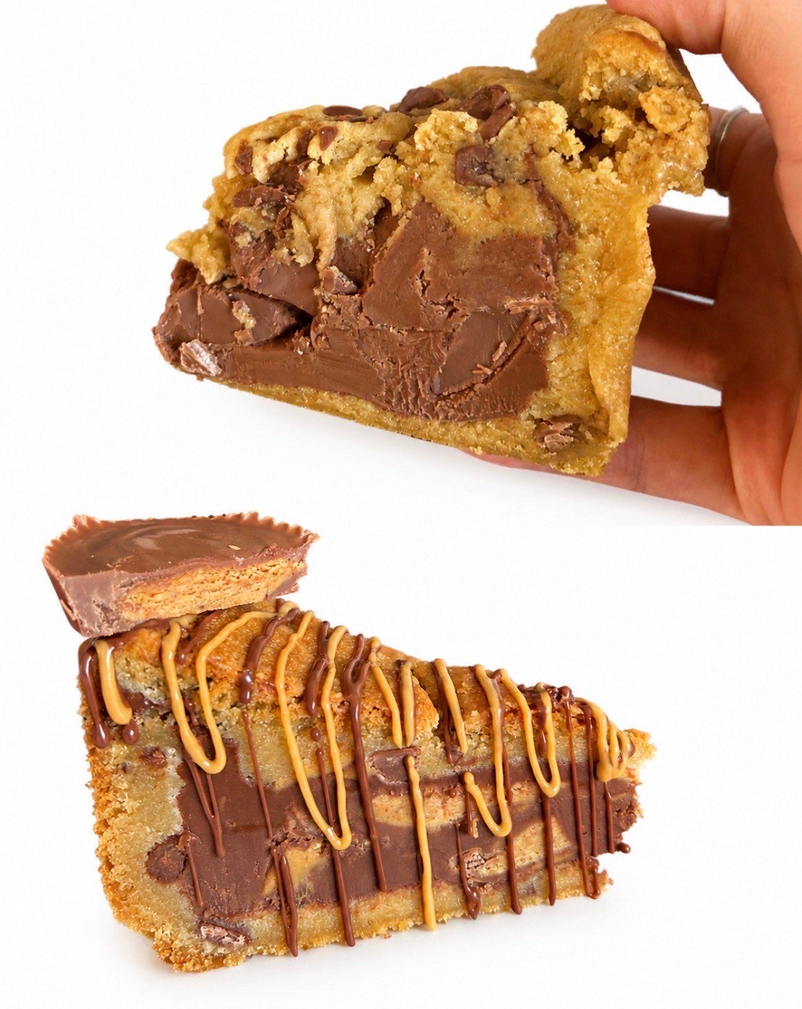 Reese’s goey cookie pie