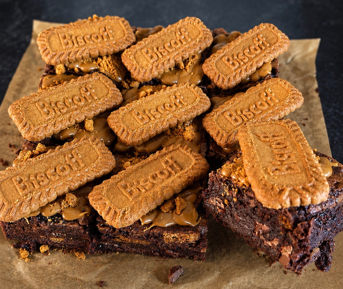 Biscoff brownie
