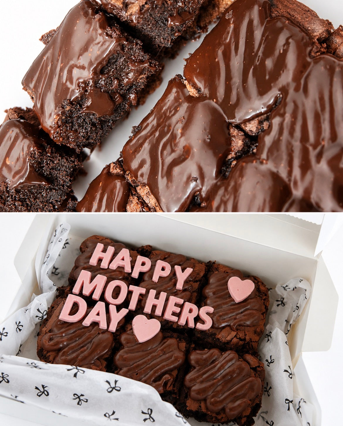 Ultra Fudgy brownie slab