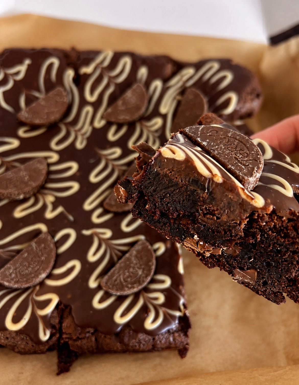 Terrys chocolate orange brownie